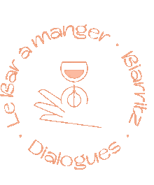 Sceau La Cave à Manger — Dialogues, Biarritz